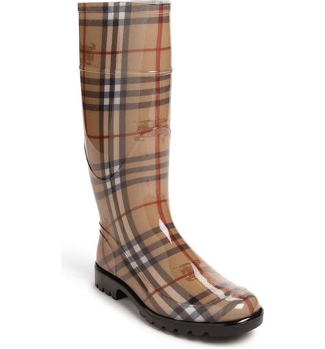 burberry raincoat boots|burberry rain boots clearance.